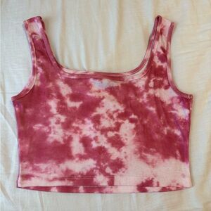 Pink TieDye Shein Tanktop